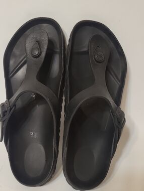 Birkenstock Gizeh EVA Black Waterproof Thong Sandals